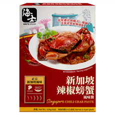 HAI'S 海士 新加坡辣椒螃蟹風味醬 4包, 150g, 1盒
