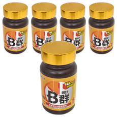 信東生技 倍比B群雙層錠 (牛磺酸升級配方), 10小時緩效釋放, 30顆, 5盒