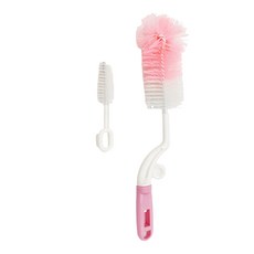 西松屋 Smart Angel 旋轉尼龍奶瓶刷 + 奶嘴刷, 1組, YG-92088