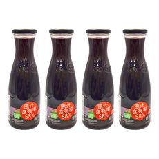 Juver 茱兒 紅葡萄汁, 原汁含有率58%, 850ml, 4瓶