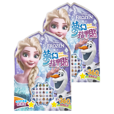 Disney 迪士尼 夢幻指甲貼, 冰雪奇緣, 2包