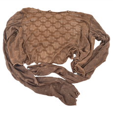 甜辣風透膚格子單釦長袖罩衫 女士, 肩寬34cm 胸寬40cm 袖長56cm 全長33cm, 咖