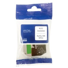 NEXTPAGE 台灣榮工 護貝標籤帶 9mm x 8m 適用PT-65系列, 白底黑字