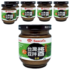 味榮 原味豆拌醬 50年專業味噌釀造工法 陳年釀造, 215g, 6罐