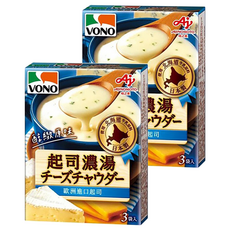 VONO 醇緻原味起司濃湯, 三種歐洲進口起司, 濃郁滑順, 3入, 54g, 2盒
