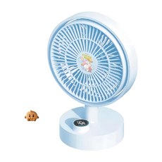 SOTHING 向物 BT21桌面風扇 羽 數顯搖頭版, DSHJ-S-2102S1, SHOOKY