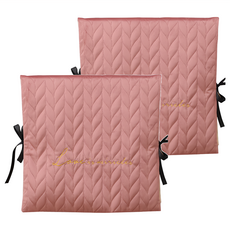 Mega 現代壓紋絲絨椅背套墊 2件