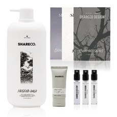 SHARECO 台灣公司貨 香氛潔淨日常組 灰燼 + 無瑕 + 皇家小香水 + 菸草香沐浴膠 + 潔面乳體驗, 1套