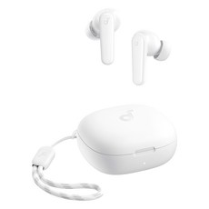 soundcore R50i 藍牙耳機，自動降噪技術，AI通話技術，22種EQ調音選項，單次使用時間可達10小時，IPX5防水, A3949, 白色