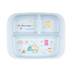 Skater XP7AG 三格餐盤 哆啦A夢, 多啦a夢, 470ml, 1入