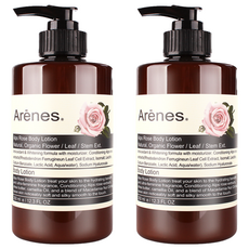Arenes 愛霓思 玫瑰香氛植萃身體乳霜 350ml 滋潤保濕 植物萃取, 2瓶