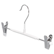 不鏽鋼衣夾 31 x 13.5cm 10入, 白色, 1組