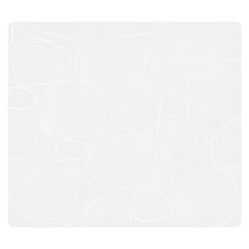modern-twist 經典餐墊 食品級環保矽膠 無孔+滅菌表面, 卵石方白, 1個