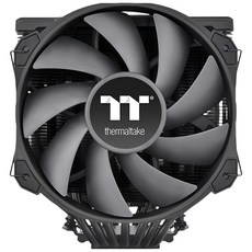 thermaltake 曜越 鋼影 TOUGHAIR 710 CPU 雙塔散熱器 更大散熱面積 支援多種主流平台, TDP 250W, 黑色, 1個