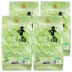 龍口 春雨綠豆粉絲, 葉綠素, 全素, 台灣製造, 120g, 4包