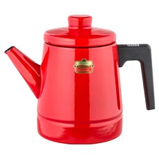 KAI 貝印 琺瑯咖啡壺, SD-1.6CPR 紅色, 1.6L, 1個