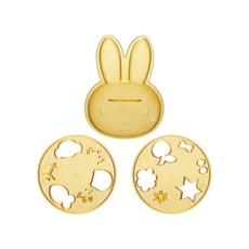 Skater LCR3 食物壓模, 米菲兔 黃色, 1個