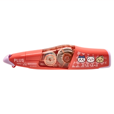 PLUS 普樂士 吉伊卡哇MR2修正帶 聯名款智慧型滾輪 彈力蓋帽輕觸即開 新型迷你滾輪不易刮破 5mmx6m, 三人組, 1盒