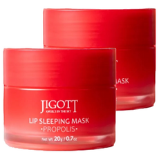 JIGOTT 蜂膠 晚安唇膜 20g 滋潤保濕 唇部護理, 1罐, 2罐