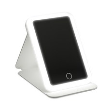 小麥購物 LED折疊化妝鏡 C573 18.4 x 13.5 x 1.7cm 193g, 白色