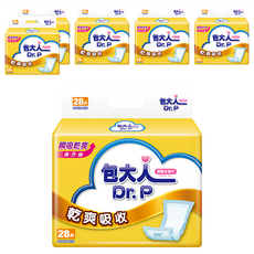 Dr.P 包大人 乾爽吸收 替換式尿片, 50 x 24cm, 28片, 6包