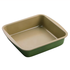 KAI 貝印 B-nat 棕梠葉蠟不沾方形蛋糕模 DL-7108, 1個