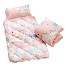 愛北鼻 幼兒園萊賽爾3件組 台灣製 加大 兒童睡墊組, 城堡飛馬