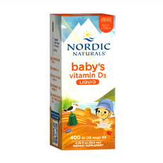 Nordic Naturals 貝比D 液體維生素D3滴劑, 22.5ml, 1盒