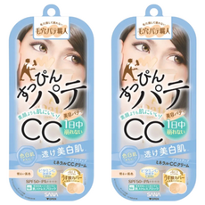 Keana Pate SHOKUNIN 毛孔職人 光透亮白礦物CC霜 SPF50+ PA++++, 明亮膚, 30g, 2條