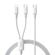 HONG JIN 宏晉 120W一拖二智能PD快充線, 1條, 1.2米