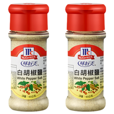 McCormick 味好美 調味料白胡椒鹽, 60g, 2瓶