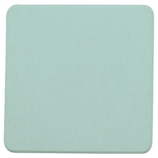 收納王妃 珪藻土方型杯墊, 綠色, 10個