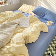 雙人鋪棉兩用被 QUILT-MB, 香蕉藍莓