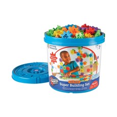 Learning Resources 轉轉齒輪建構系列 玩家組 超級建構套件 150片, 玩家組 多色, 1組