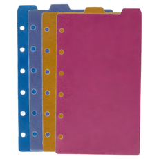 Raymay 藤井 Davinci 袖4色索引分隔板, 4張, 1包