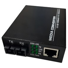 Neon 台灣霓虹 千兆SC多模雙芯光電轉換器 1310nm波長傳輸 內置防雷電路, 1組