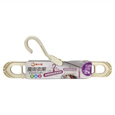 MIKA HOUSE 橘之屋 魔術衣架 3個, 顏色隨機, 1組