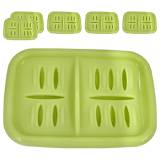 KEYWAY 聯府 滿天星雙皂盒, 6個, P2-0008