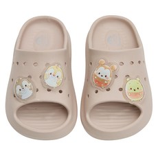 BORUI 柏睿鞋業 兒童款 不對稱造型防水洞洞拖鞋