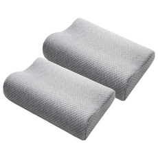 comet 記憶棉頸椎枕, 2個, 灰色