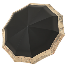 apex Innovation 中國風/復古風 三折全自動黑膠傘 33 x 6 x 6cm