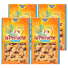 la Perruche 鸚鵡牌 琥珀紅糖, 法國百年頂級經典品牌, 嚴選品質優良甘蔗製成, 可搭配咖啡、茶飲使用, 750g, 4盒