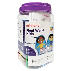 Miniland 變裝娃娃針線穿繩套裝 30件組, 1桶