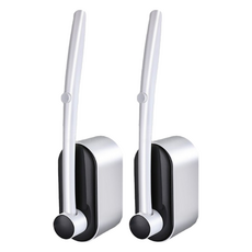 拋棄式壁掛馬桶刷套裝 一次性馬桶刷 42.5 x 8cm, 黑色, 2組