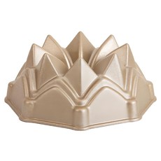 CHEFMADE 學廚 迷你皇冠型中空模 WK9094 香檳金 蛋糕模具, 10.8 x 4.1cm, 1個
