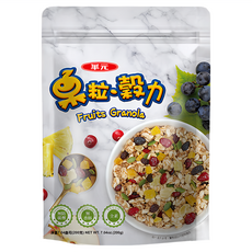 華元 果粒穀力大果粒穀片 全素, 200g, 1包