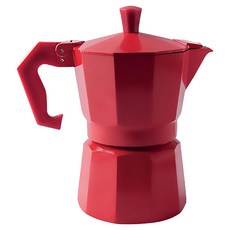 EXCELSA Chicco義式摩卡壺 3杯, 紅色, 1個