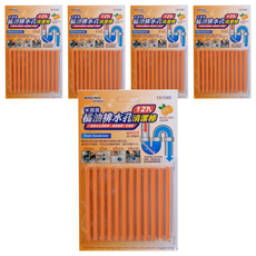 minono 米諾諾 橘油排水孔清潔棒 直徑0.4 x 9.5cm 12支, 60包