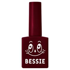 BESSIE 七彩系列 美甲凝膠, R06 深紅色, 11ml, 1瓶