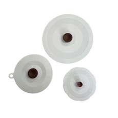 PAMIRE 帕米爾 矽膠多用途蓋子 3款組 Set, 灰色, 杯蓋(11cm)+飯鍋蓋(13cm)+湯鍋蓋(18cm), 1組